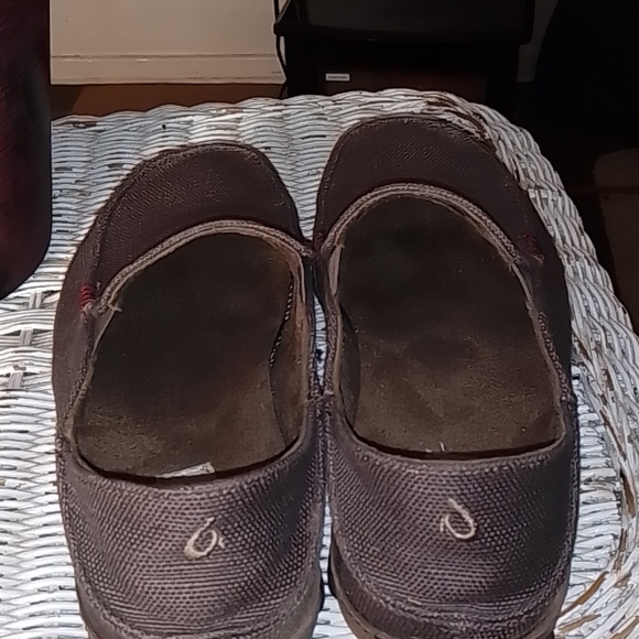 🚨B2G1 OLUKAI Brown Canvas Loafers - Picture 3 of 6